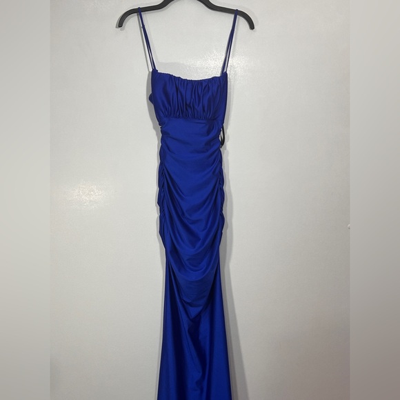 Windsor Martha Formal Satin Mermaid Long Dress /Size XS - Picture 2 of 10